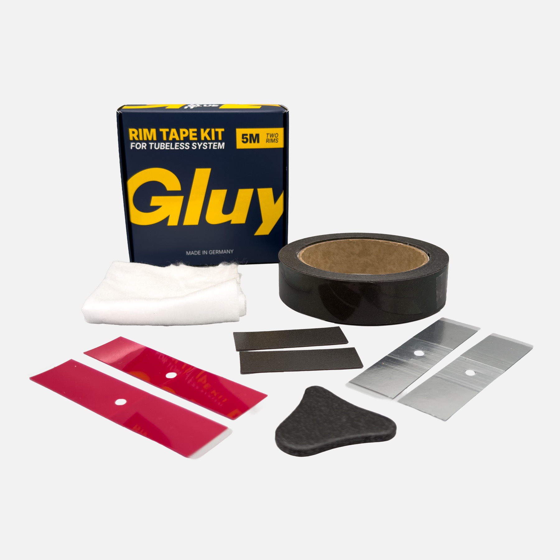 GLUY Set Komponenten als kontrollierter Aufbau